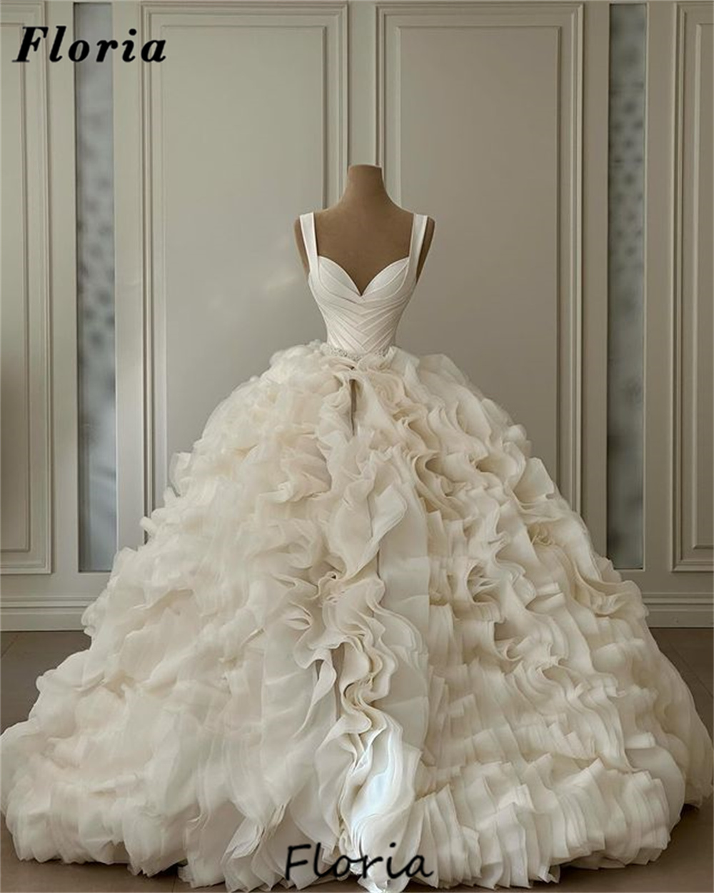 Women Formal Wear Dubai - Ruffles Ball Gown Wedding Dresses For