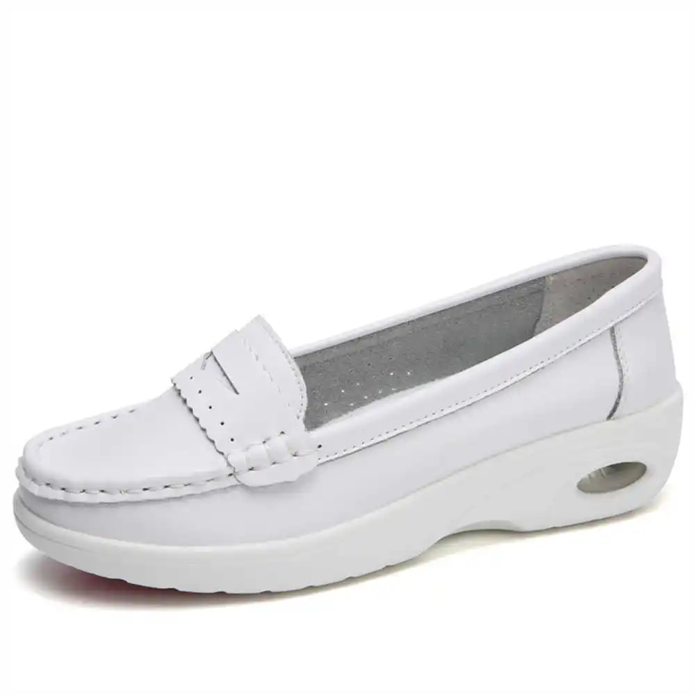 Thick Sole Slipon White Traine - Women'S Formal Wear Canada avis et prix