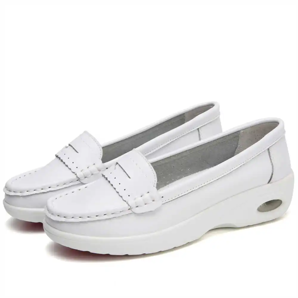 Thick Sole Slipon White Traine - Women'S Formal Wear Canada avis et prix