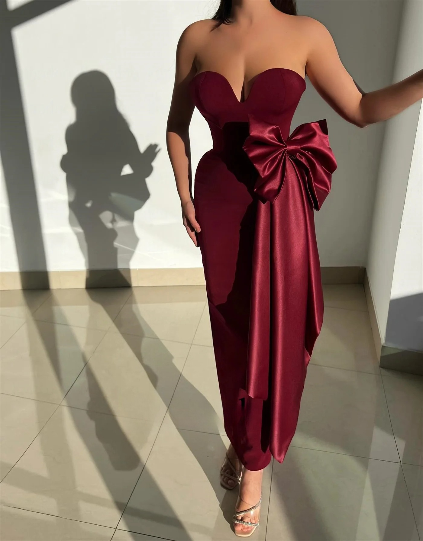 Fancy Bowknot Prom Dress Strap - Women Formal Wear Dubai avis et prix