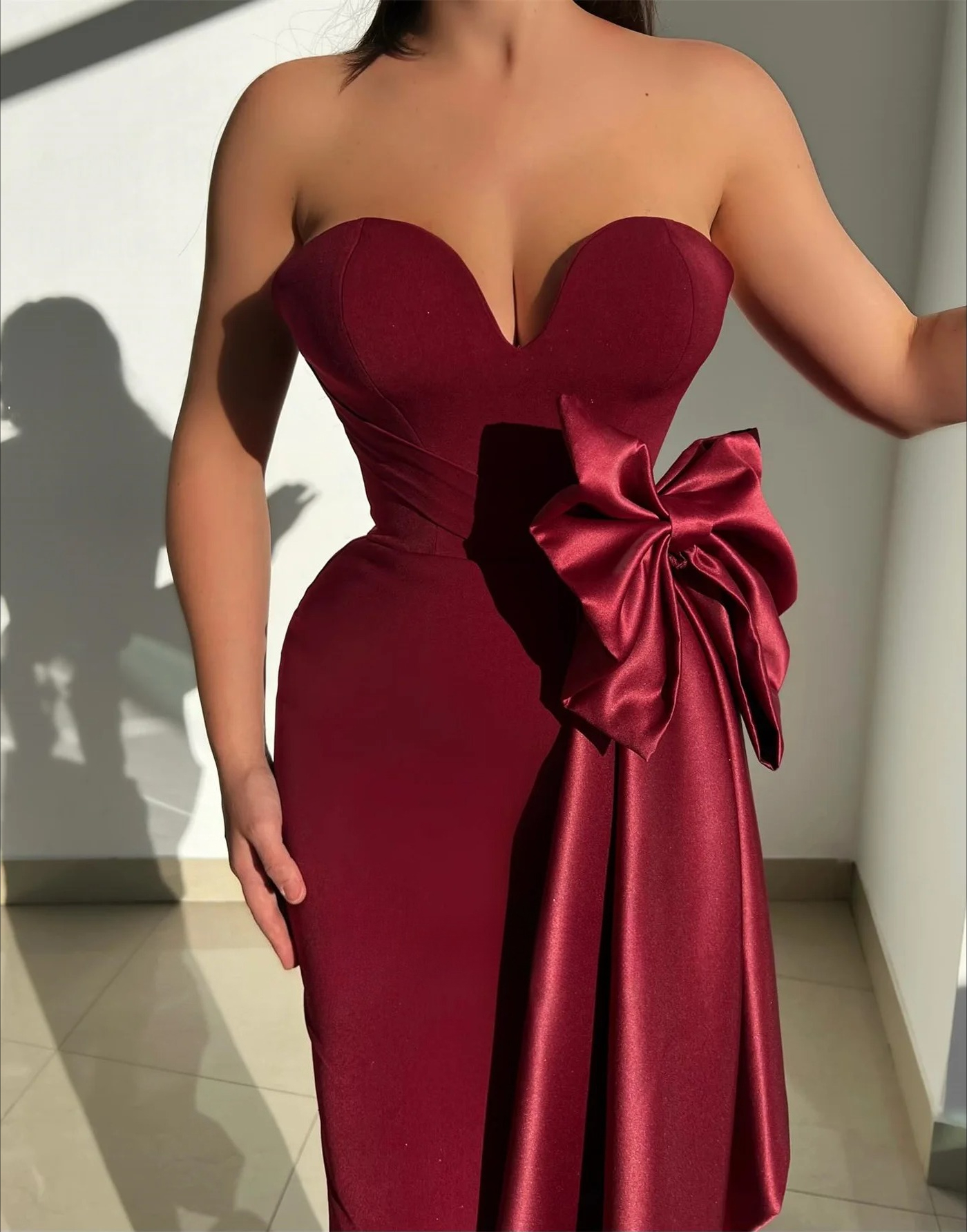 Fancy Bowknot Prom Dress Strap - Women Formal Wear Dubai avis et prix