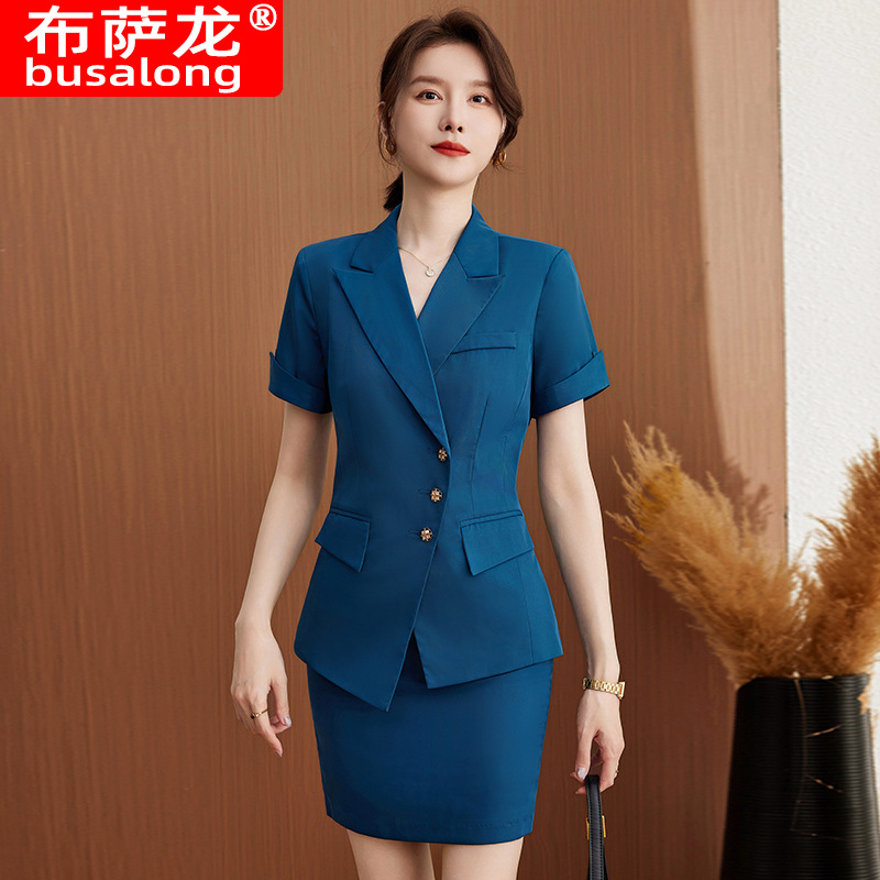 Short-sleeved professional bla - Women Formal Wear Sale avis et prix