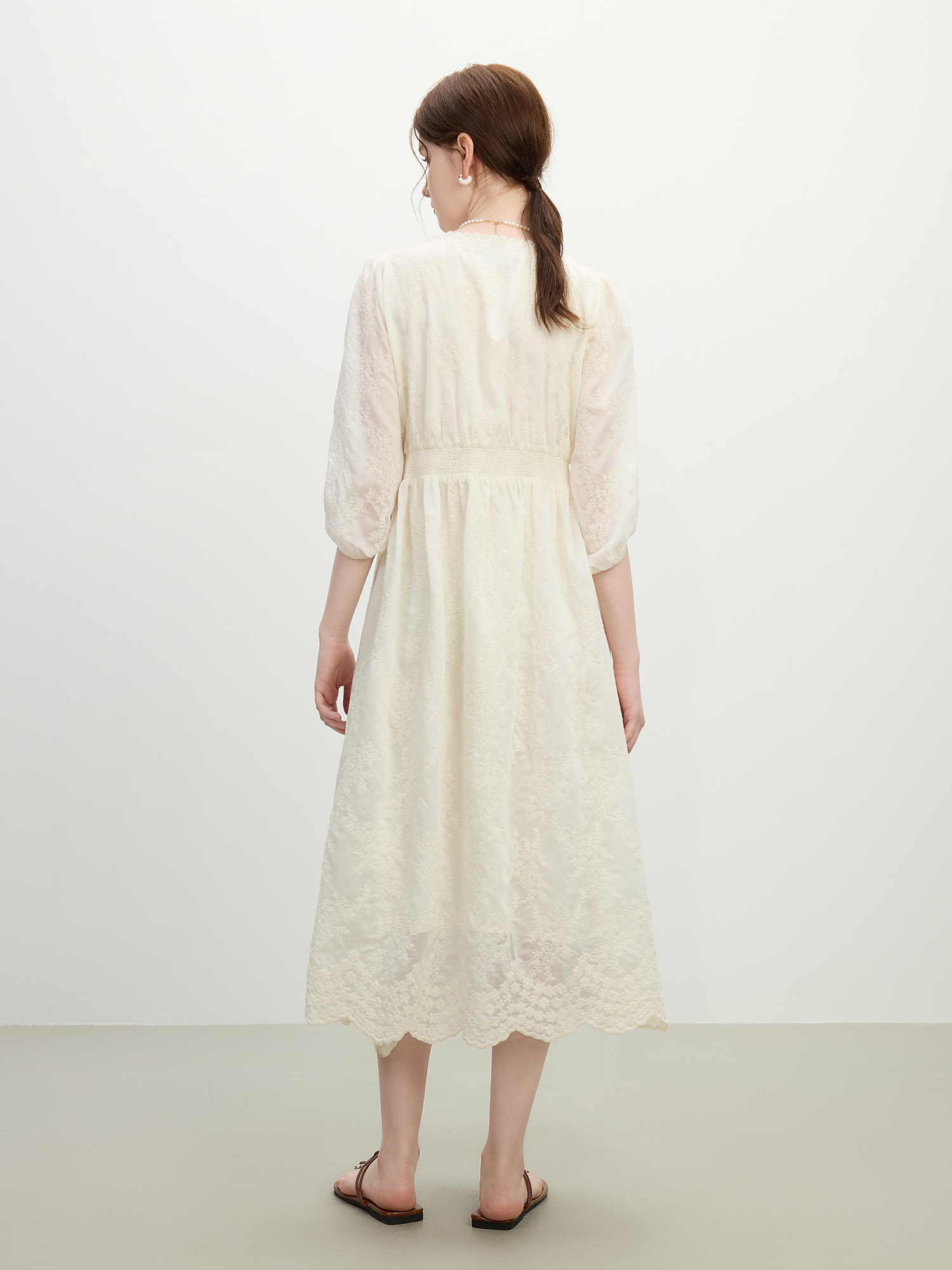 FSLE French Jacquard Lace Maxi - Women Formal Wear H&M avis et prix