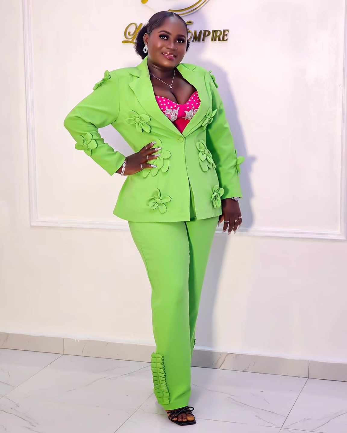 Plus Size Green Women Blazer S - Women'S Formal Wear Plus Size avis et prix