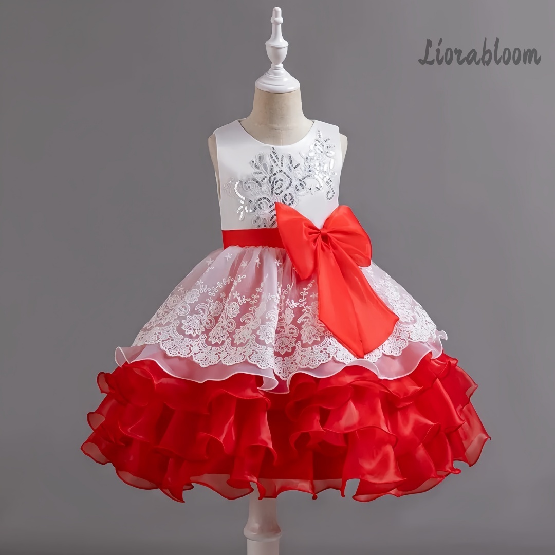 Girls' Dress With Large Bow Sl - Woman Formal Wear avis et prix