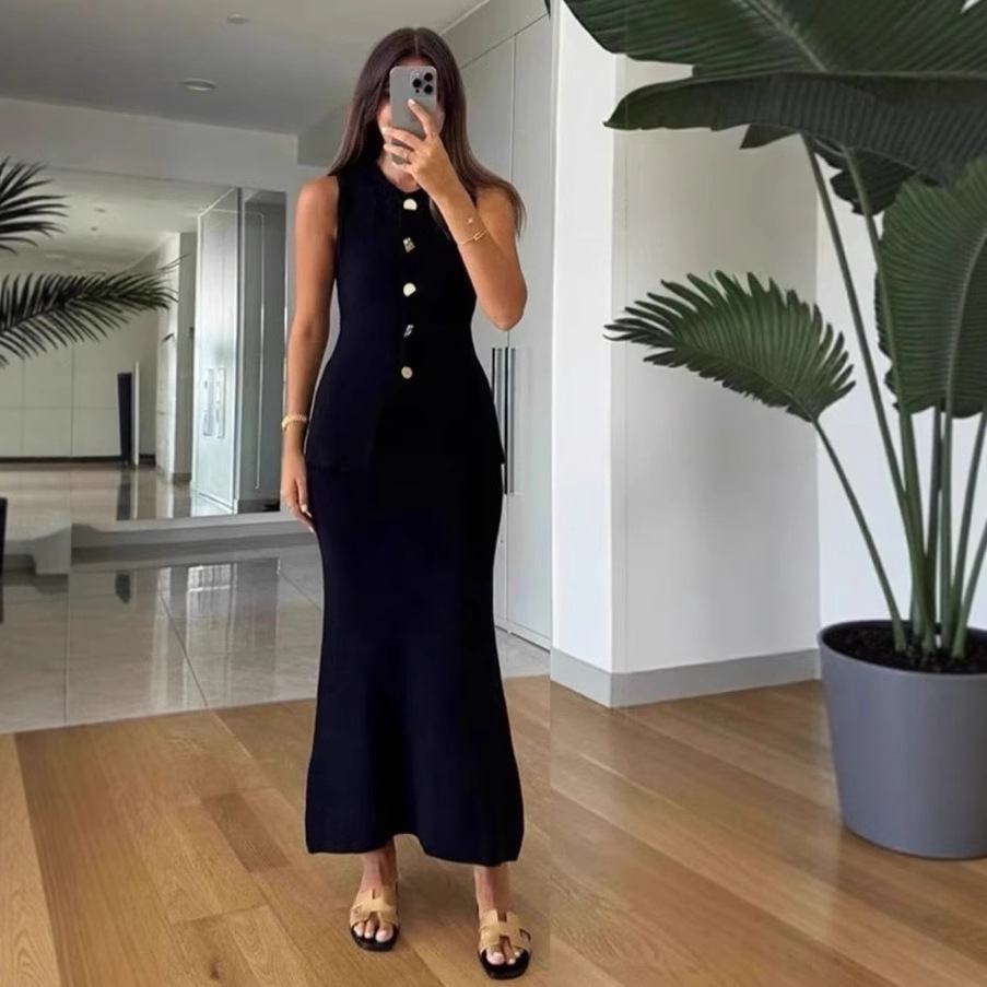 Round-neck Single-breasted Sle - Woman Formal Wear avis et prix