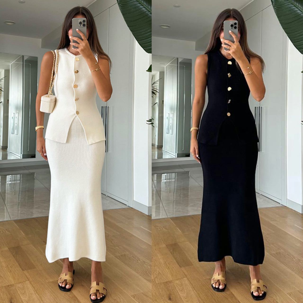 Round-neck Single-breasted Sle - Woman Formal Wear avis et prix