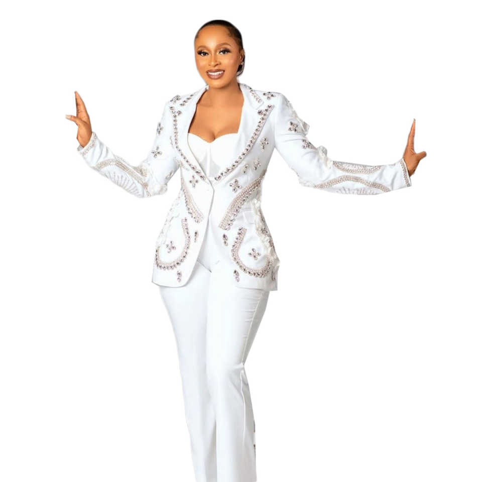 Luxury Women Pants Suits 2 Pcs - Women'S Formal Wear Plus Size avis et prix