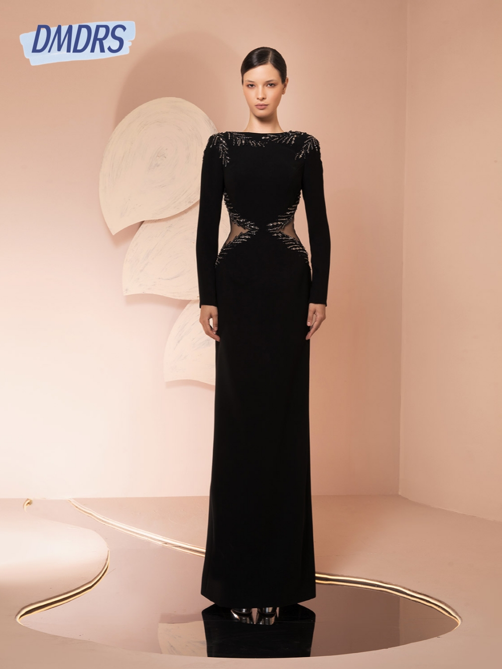 Black Cut Out Evening Dress Cl - Women Formal Wear Dubai avis et prix