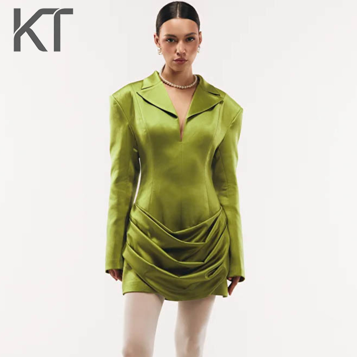 KT Elegant Satin Blazer Dress  - Women Formal Wear H&M avis et prix
