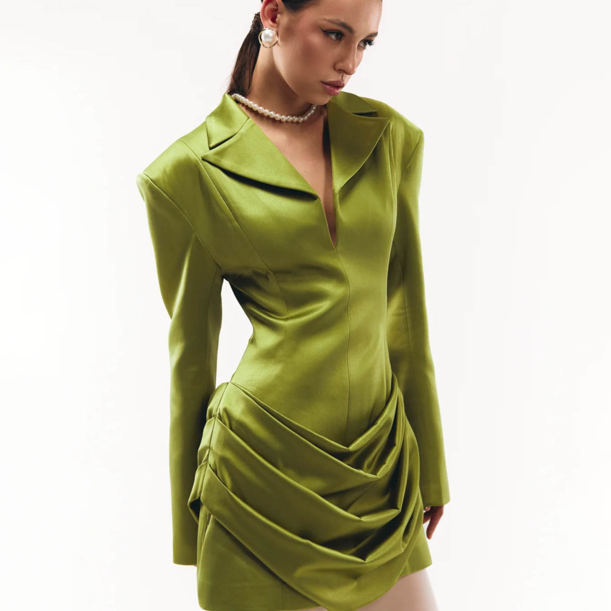 KT Elegant Satin Blazer Dress  - Women Formal Wear H&M avis et prix