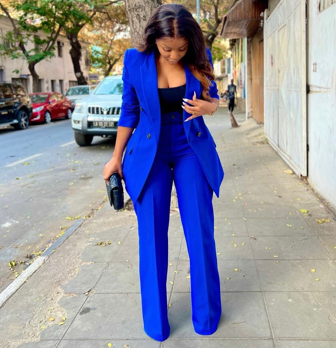 Royal Blue Women Pants Suits 2 - Women'S Formal Wear Plus Size avis et prix
