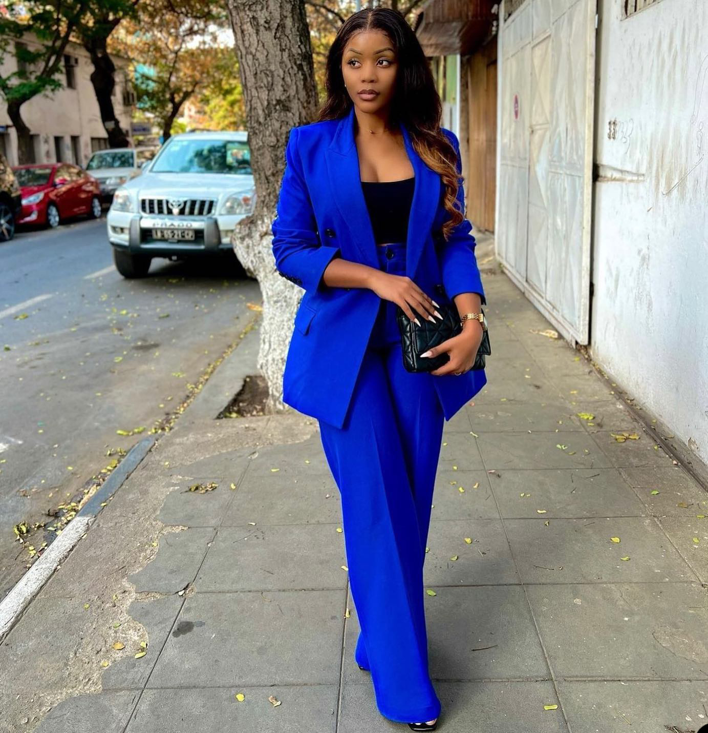 Royal Blue Women Pants Suits 2 - Women'S Formal Wear Plus Size avis et prix
